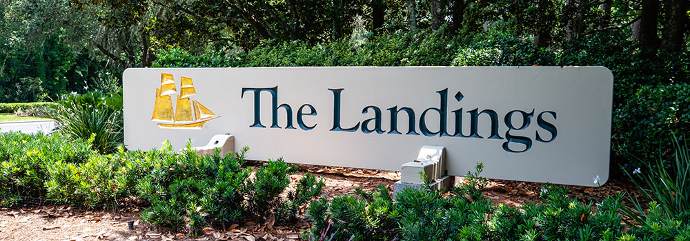 The Landings Sign