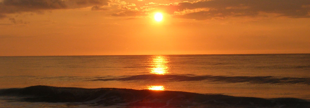 Sunset in tybee island
