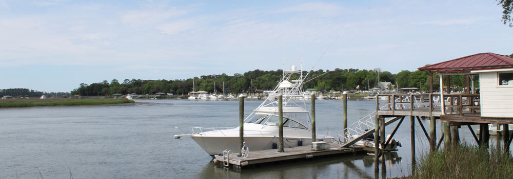 Boat docked